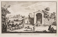 KG 00383
<br/>
veduta: Landschap met kapel langs een weg
<br/>
<em>Marieschi, Michele (1696-1743)</em>